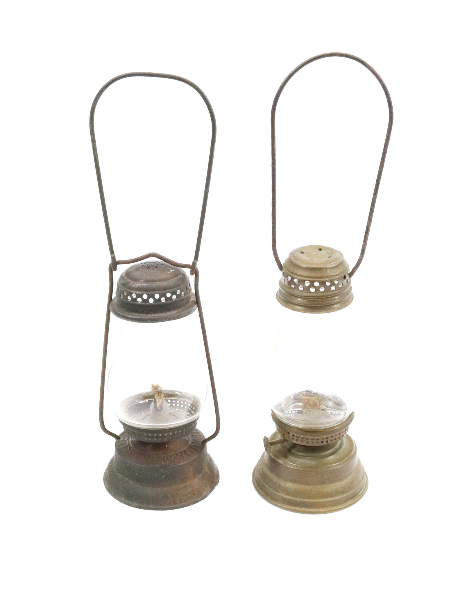 (2) VINTAGE SKATER'S LANTERNS (1 of 6)