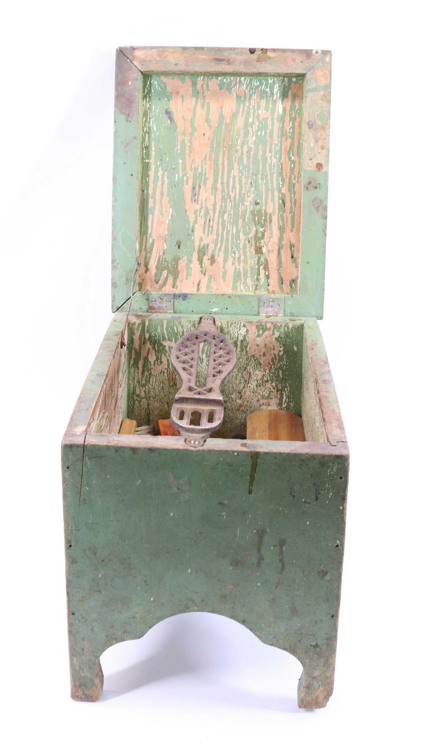 PAINTED SHOE SHINE BOX (1 of 5)