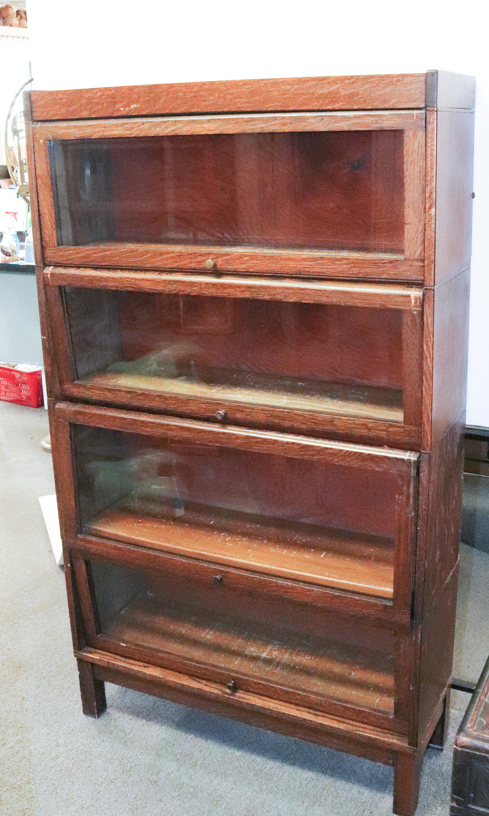ANTIQUE LUNDSTROM BOOKCASE (1 of 6)