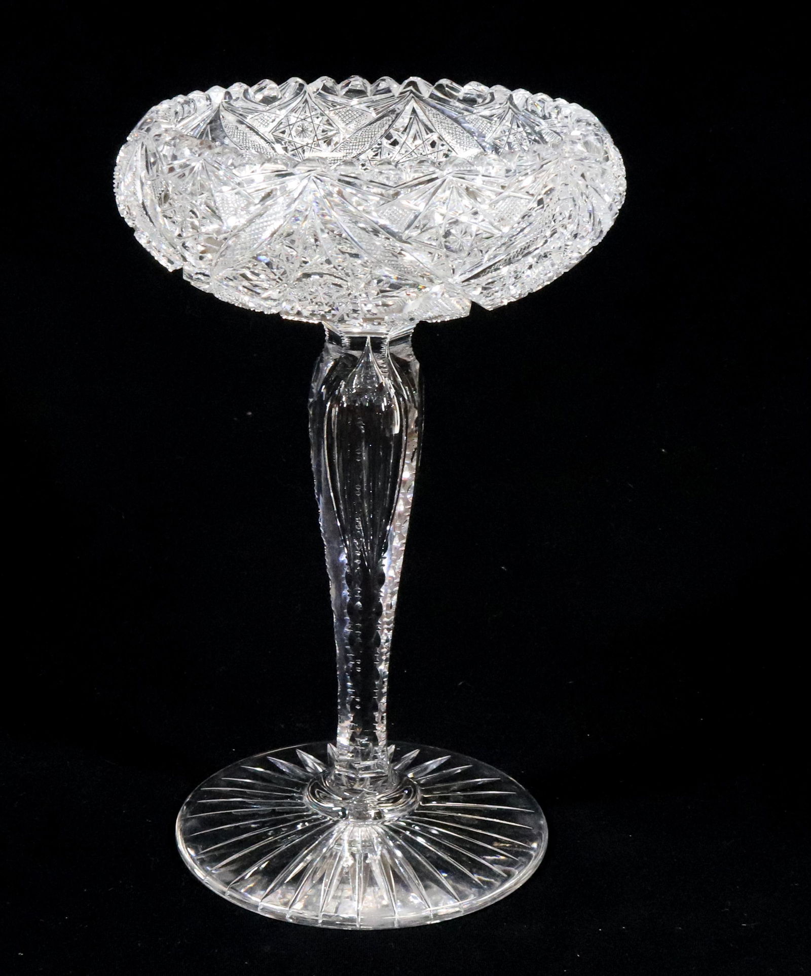 AMERICAN BRILLIANT CUT GLASS TAZA (1 of 4)