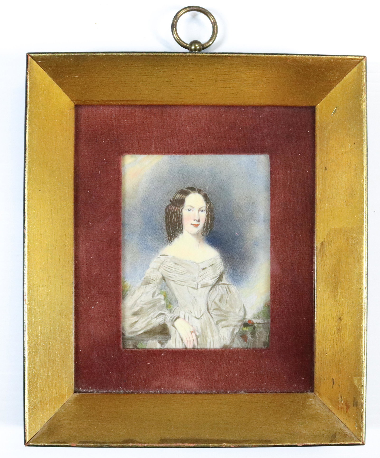 HAND PAINTED MINIATURE PORTRAIT (1 of 4)