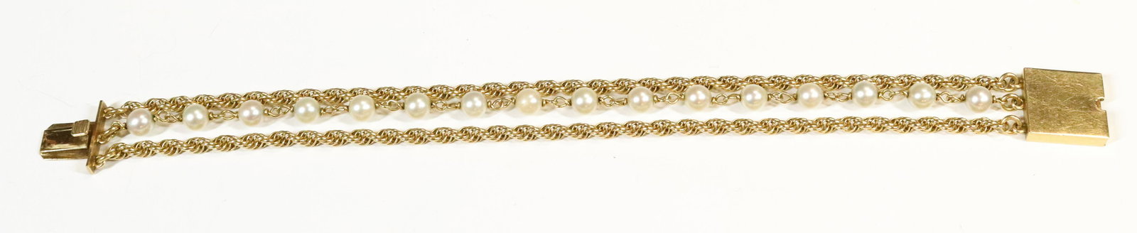 14K TRIPLE STRAND BRACELET (1 of 2)