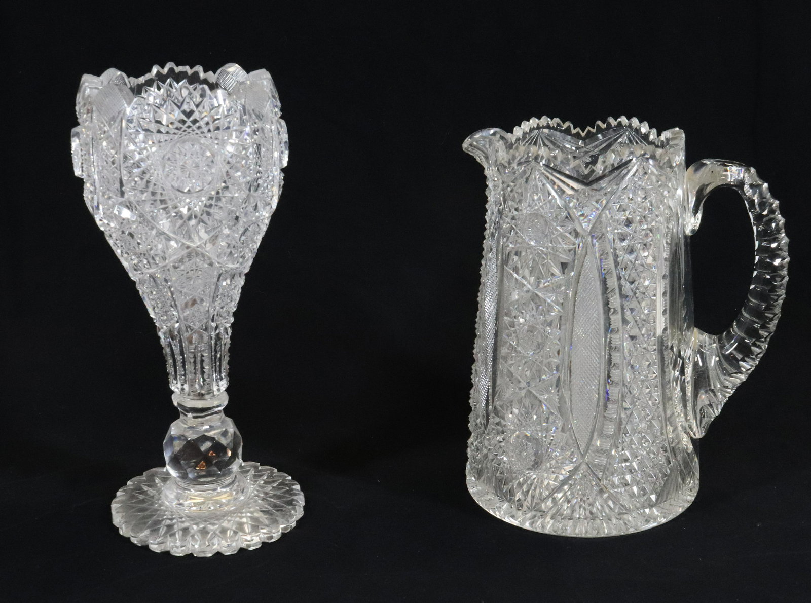 (2) AMERICAN BRILLIANT CUT GLASS (1 of 4)