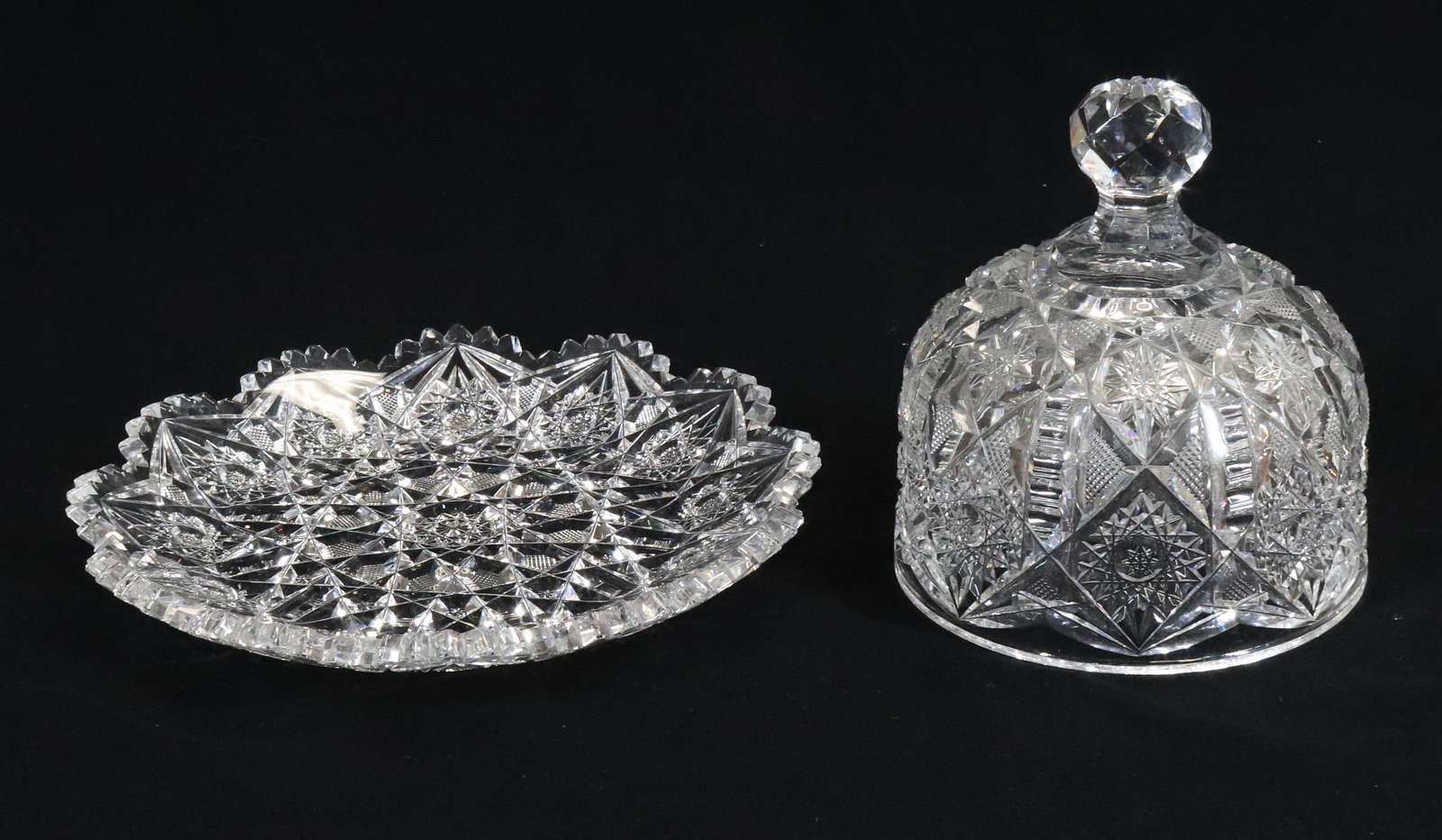 AMERICAN BRILLIANT CUT  GLASS (1 of 3)