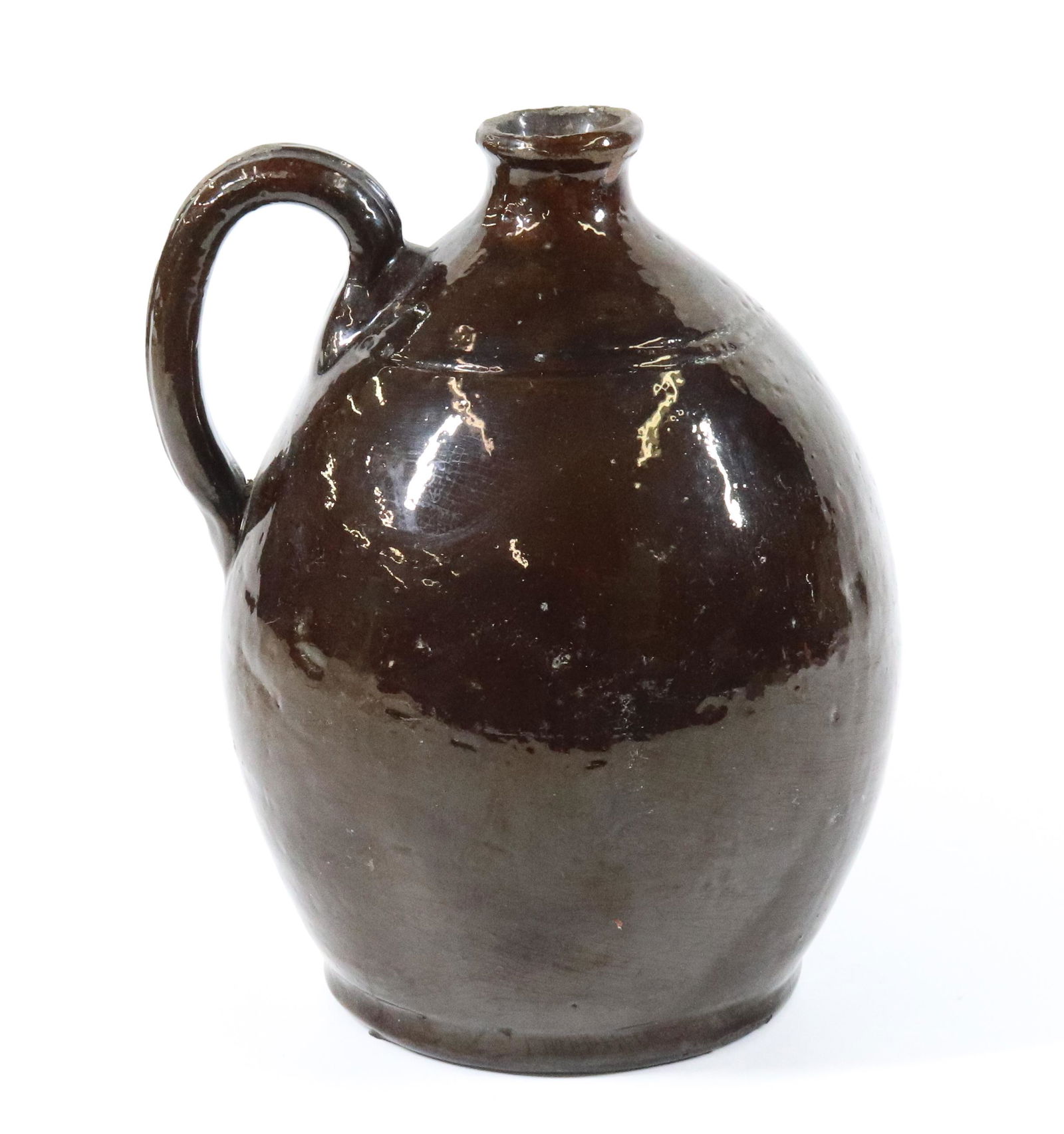 GLAZED REDWARE JUG (1 of 5)