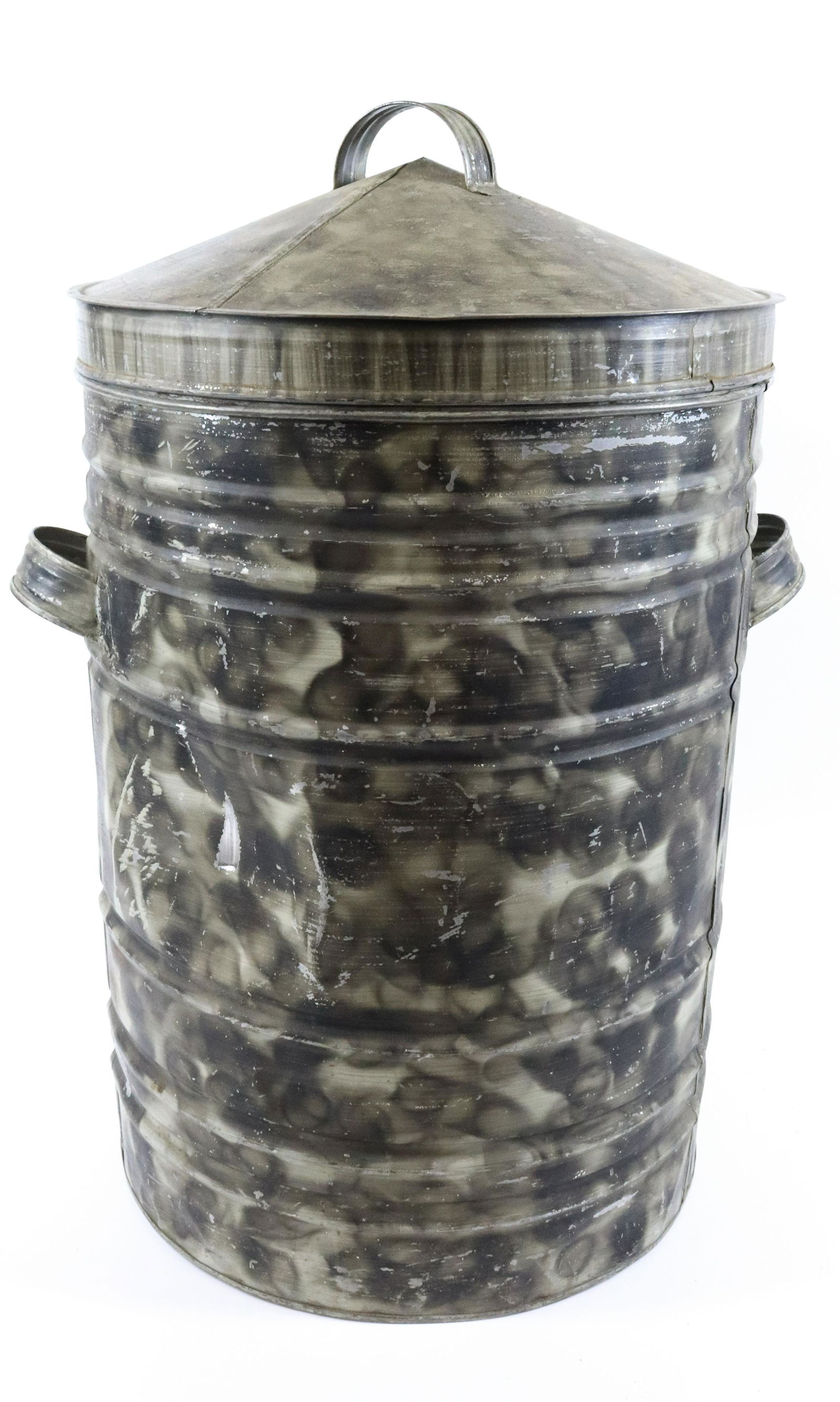 19TH C. PA SMOKE DECORATED TIN (1 of 7)