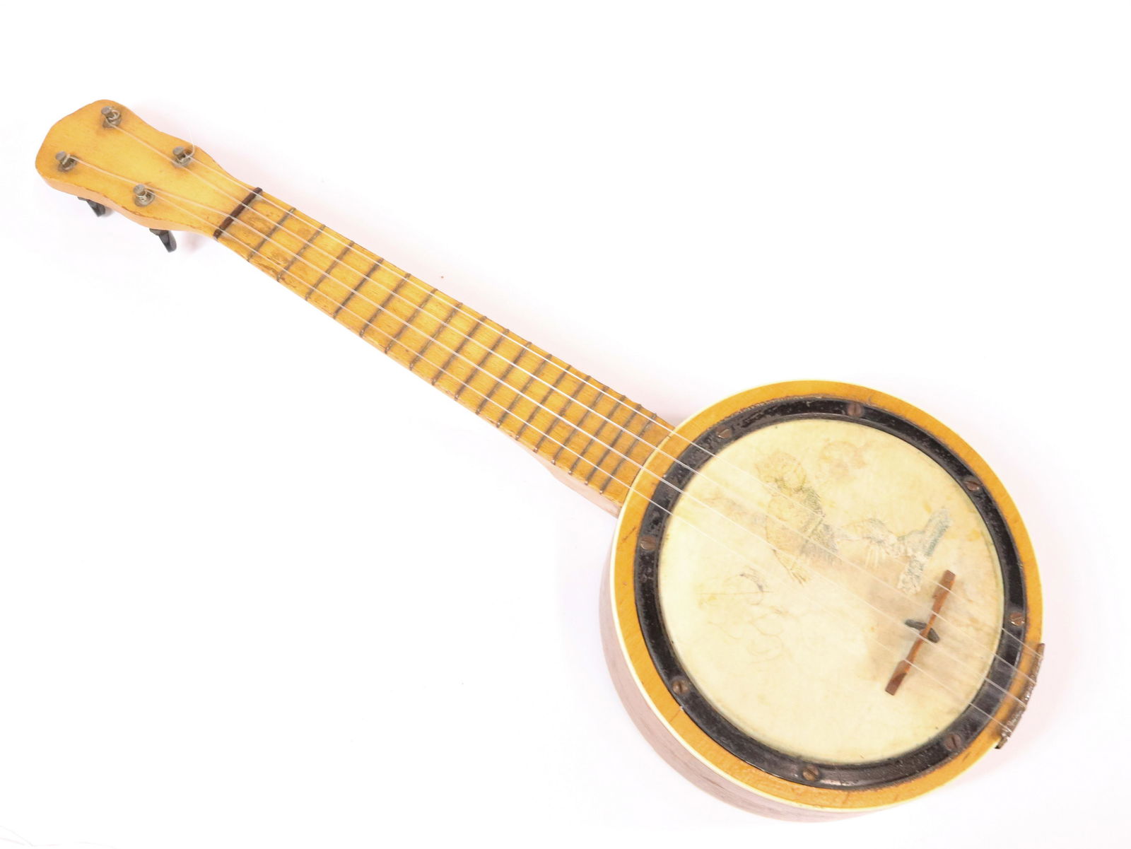 VINTAGE HARMONY CANOE BANJO (1 of 4)