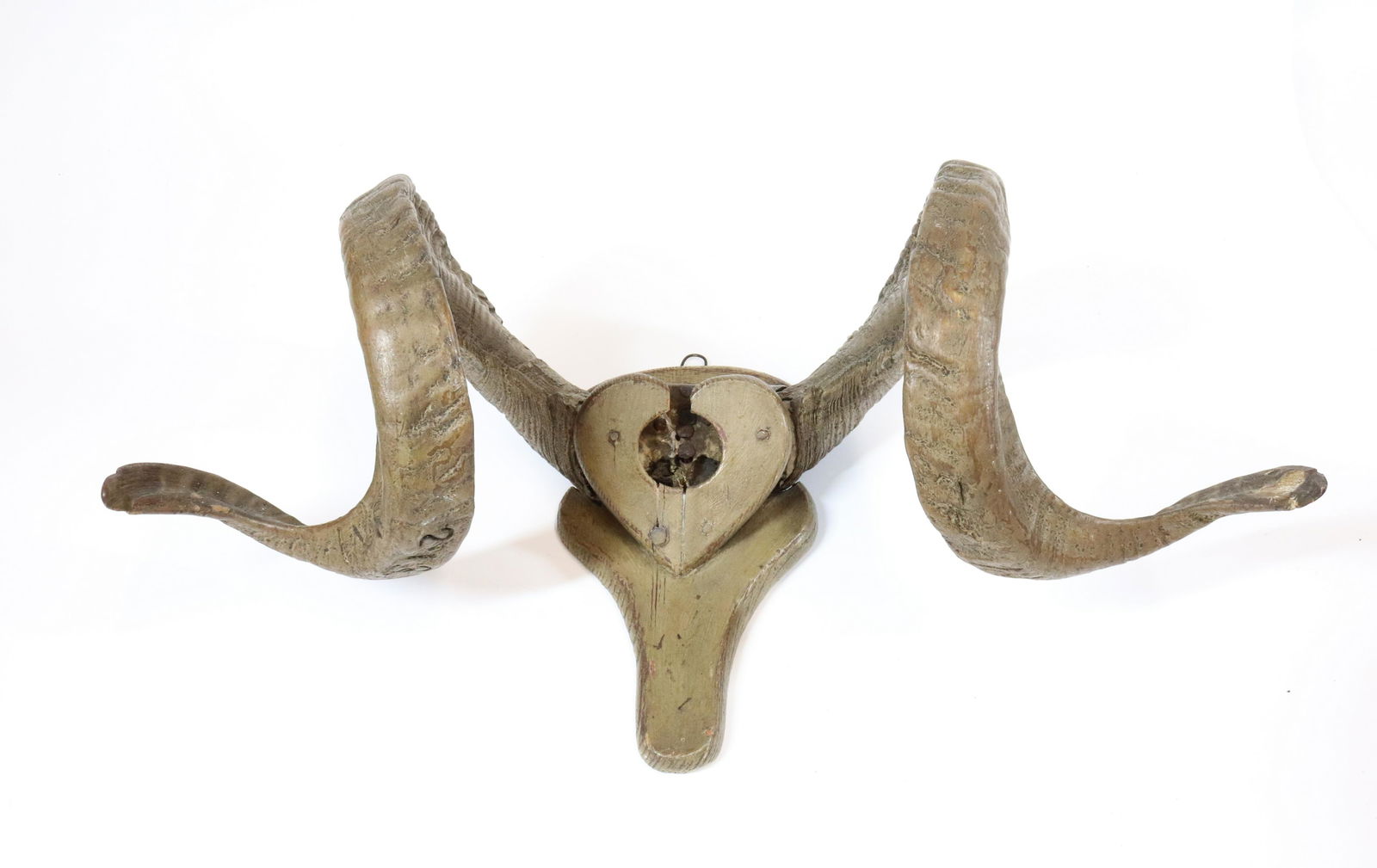 VINTAGE MOUNTED HORNS (1 of 3)