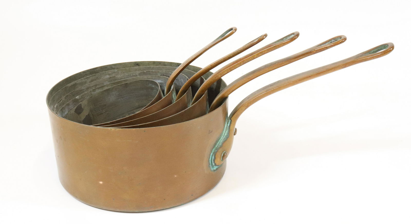 (5) GRADUATED COPPER POTS (1 of 4)
