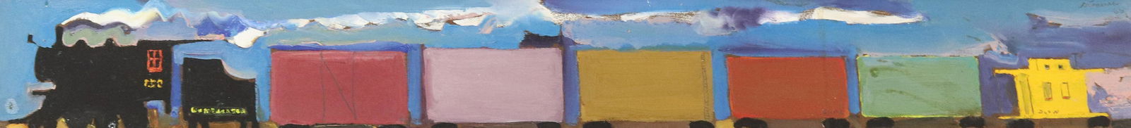 STERLING STRAUSER, OIL ON BOARD (1 of 4)