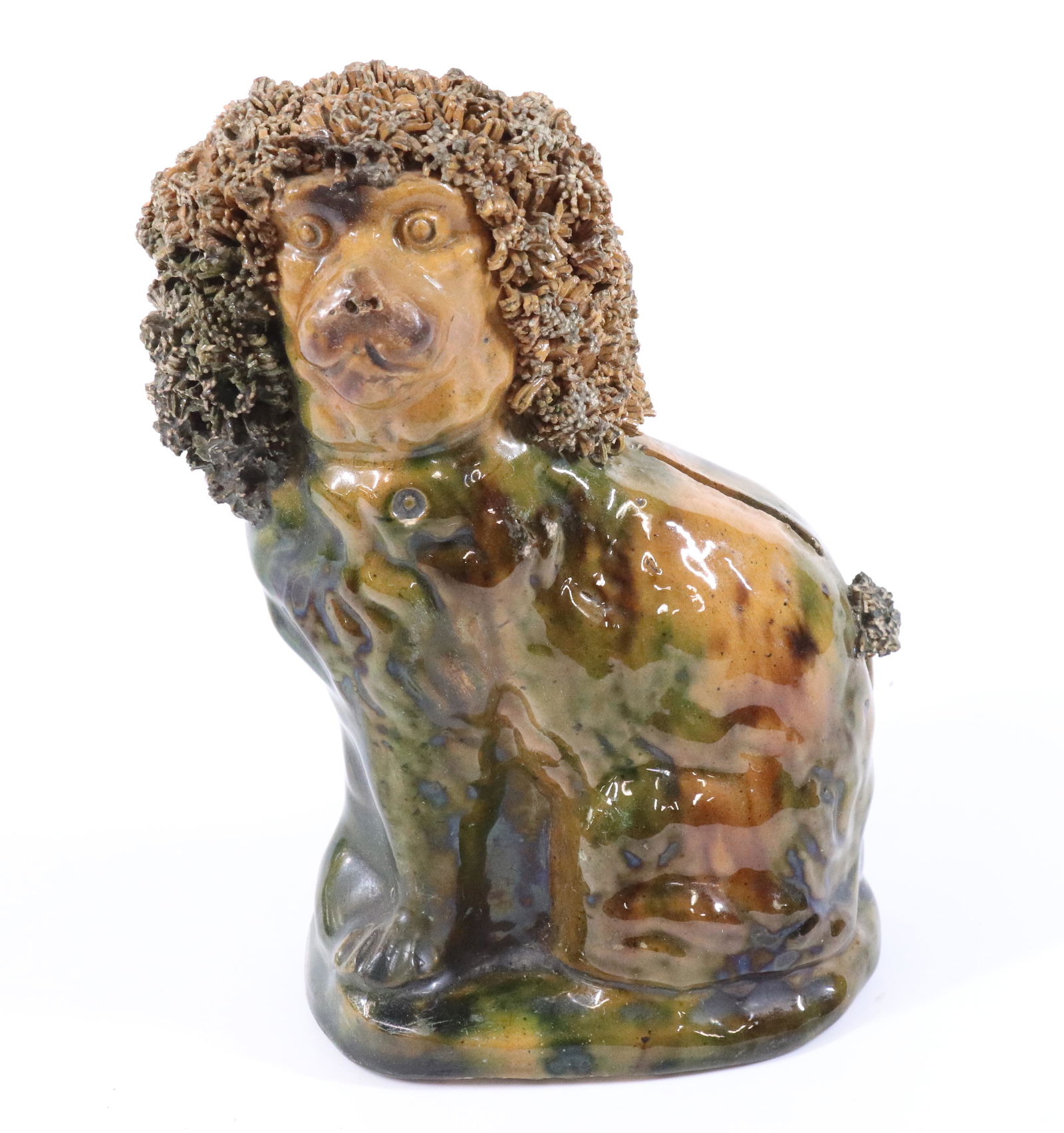 WAGNER POTTERY DOG BANK (1 of 5)