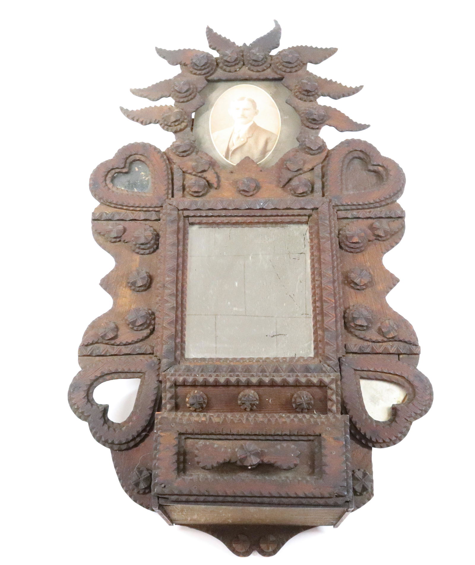 TRAMP ART WALL BOX (1 of 8)