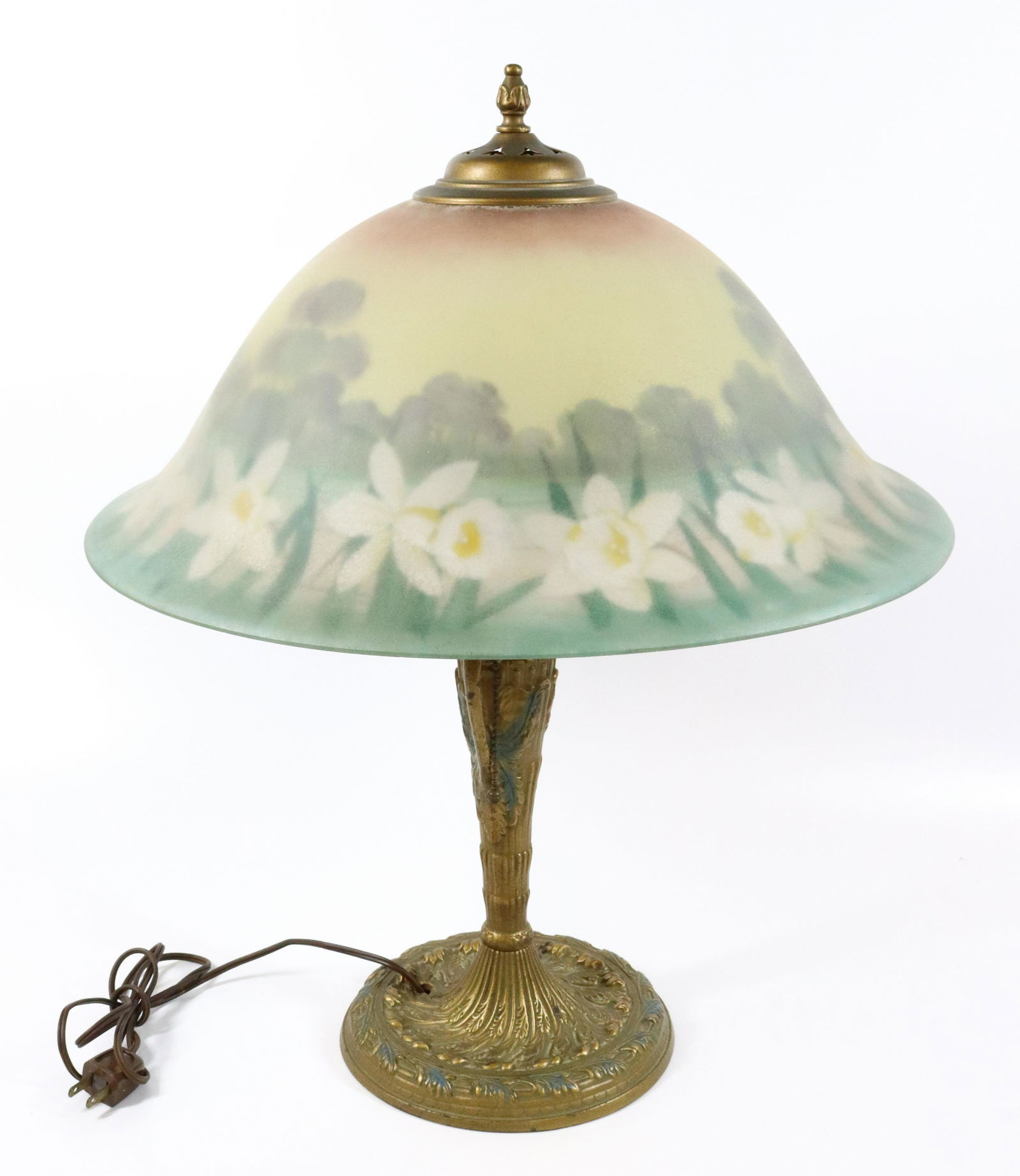 PAIRPOINT DAFFODIL TABLE LAMP (1 of 9)