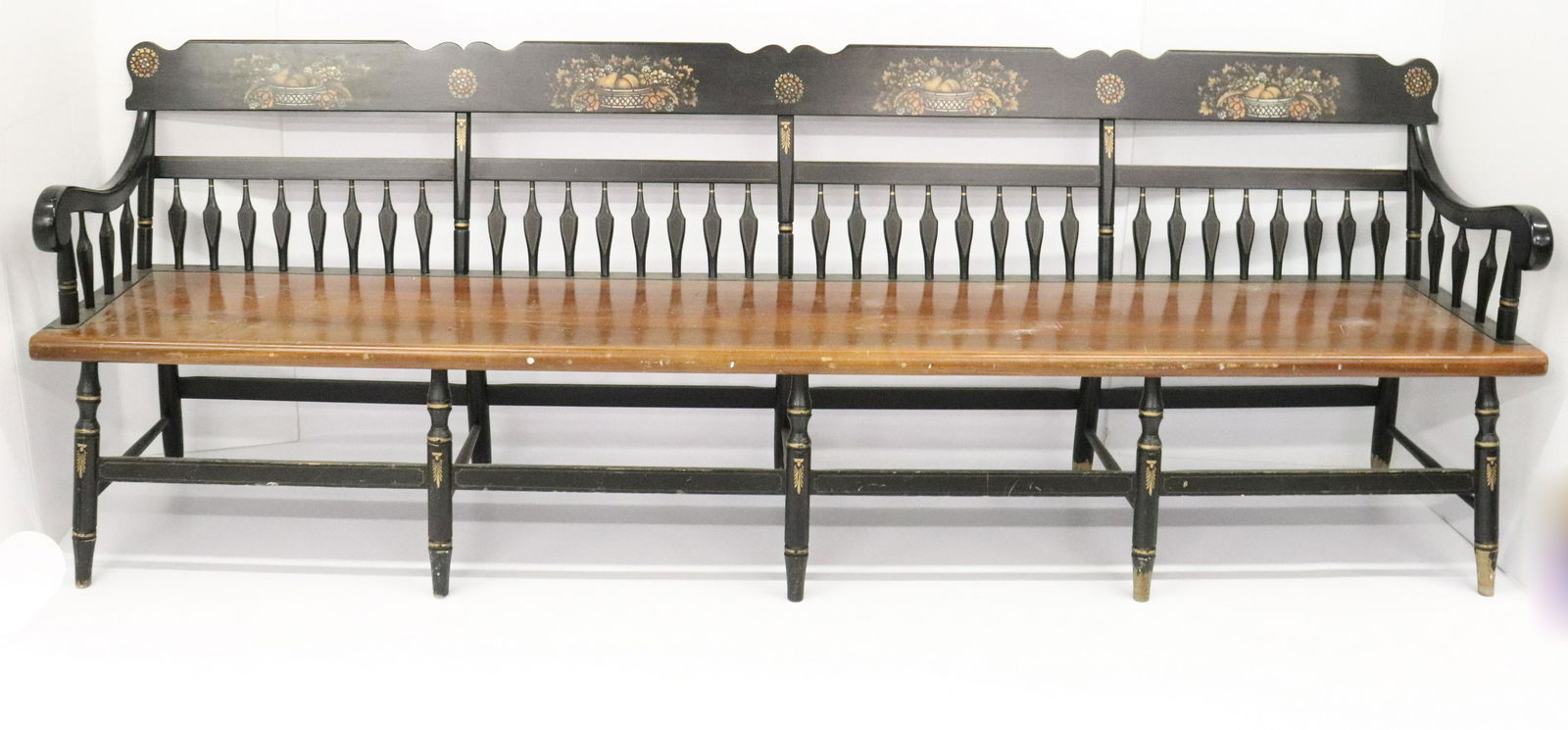 HITCHCOCK STYLE DEACON'S BENCH (1 of 8)