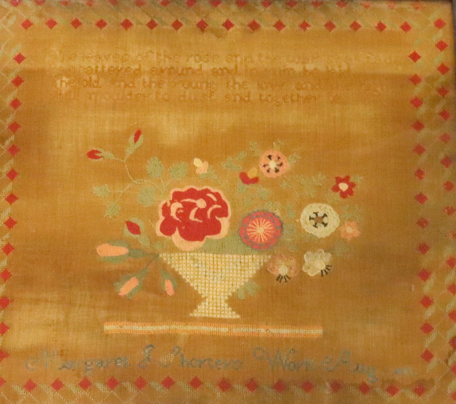 19TH C. NJ SAMPLER (1 of 5)