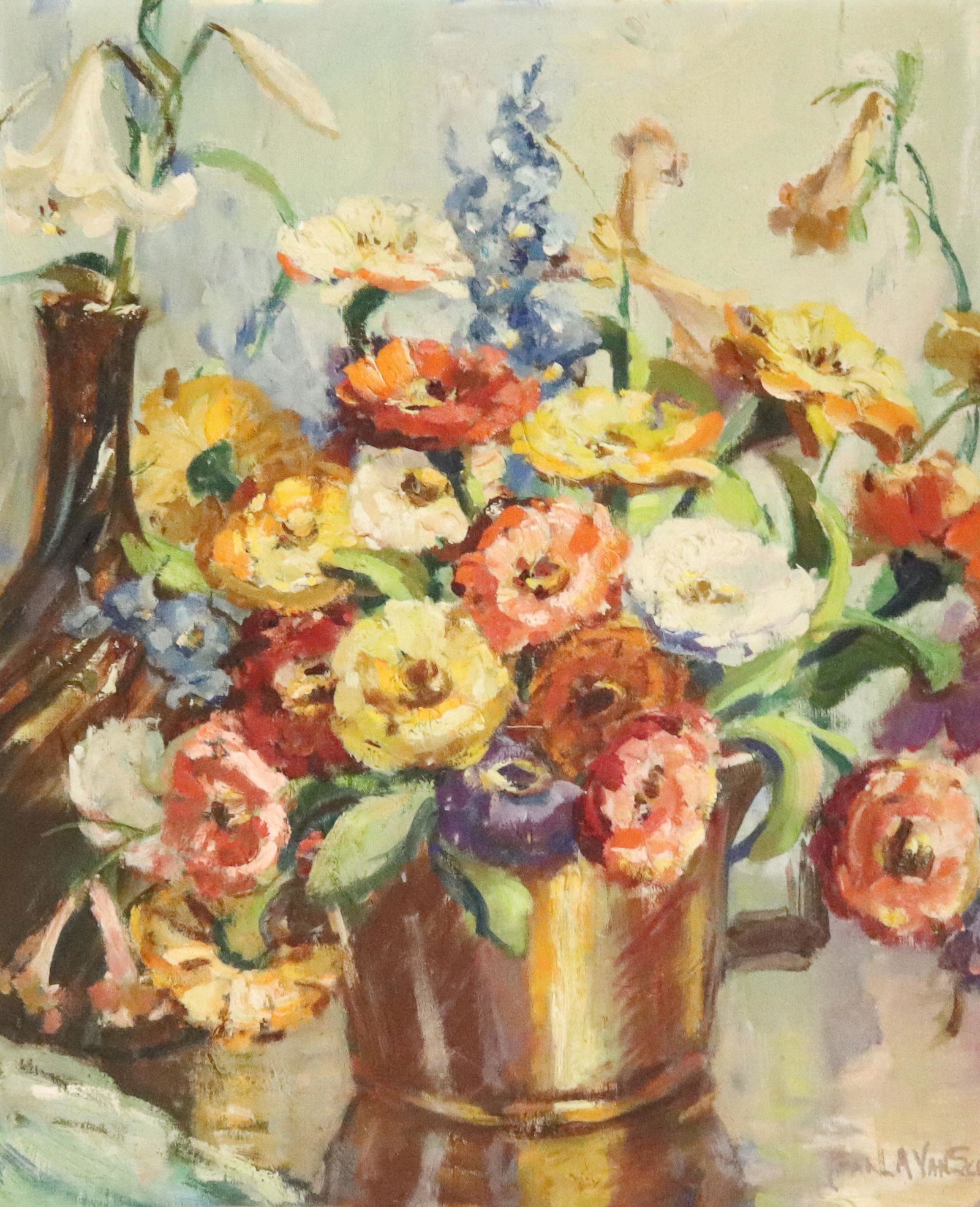 STILL LIFE OIL ON CANVAS (1 of 4)