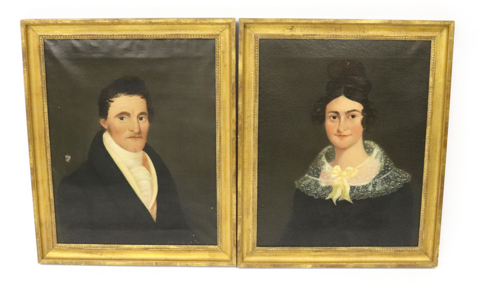 PAIR OF 19TH C. PORTRAITS (1 of 4)