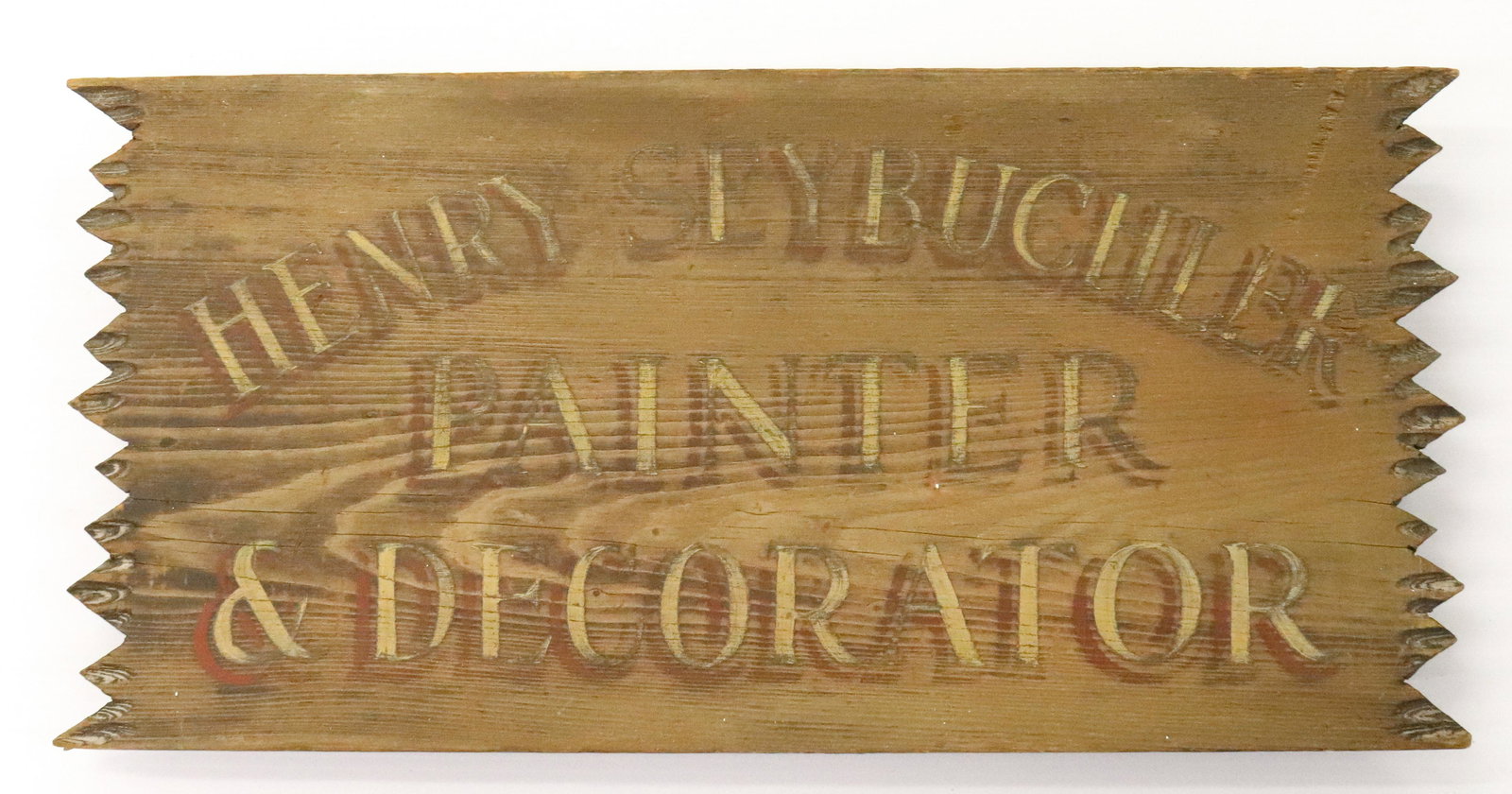 PAINTED WOODEN TRADE SIGN (1 of 2)