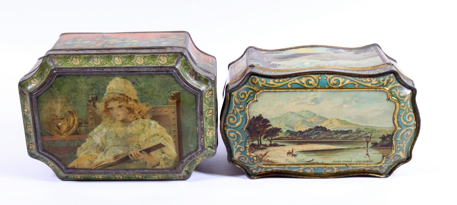 (2) ANTIQUE BISCUIT TINS (1 of 6)
