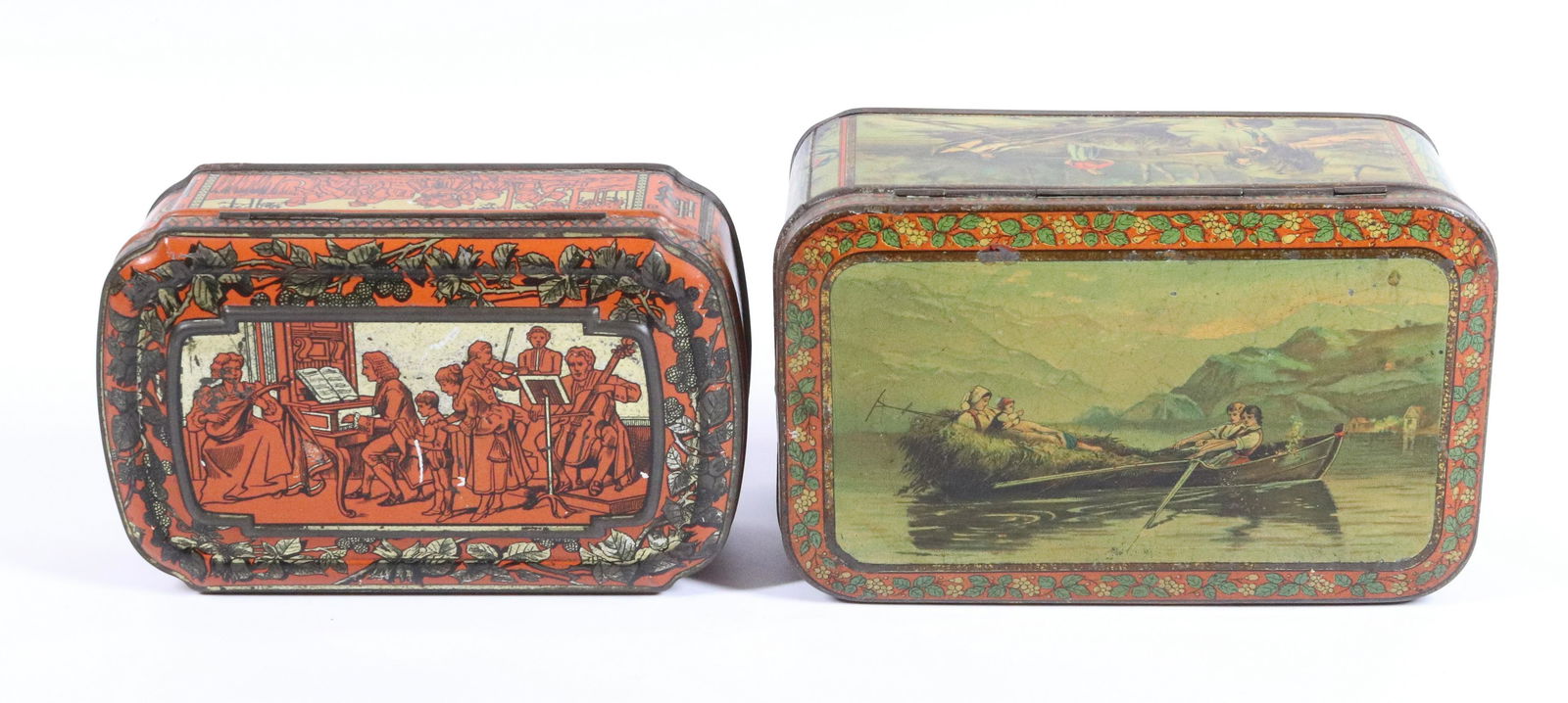 (2) ANTIQUE BISCUIT TINS (1 of 6)