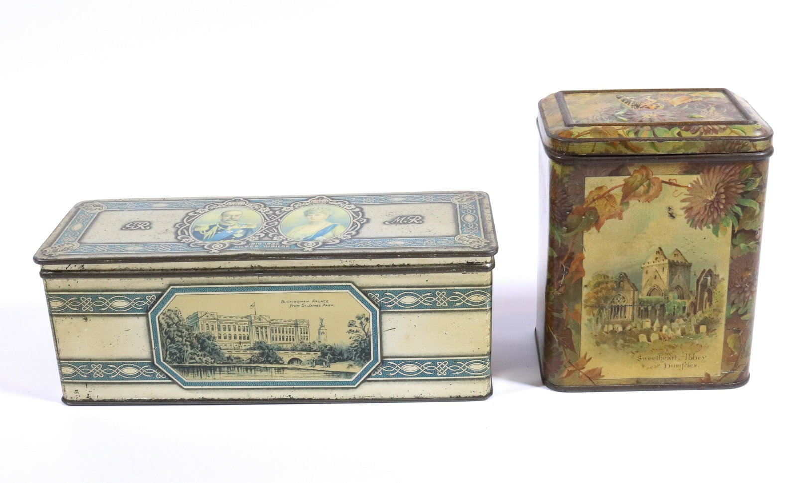(2) ANTIQUE BISCUIT TINS (1 of 6)