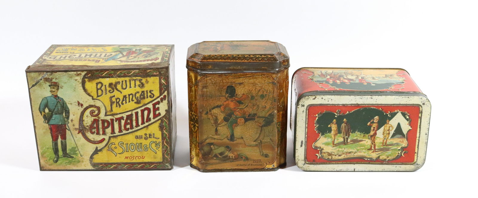 (3) ANTIQUE BISCUIT TINS (1 of 7)