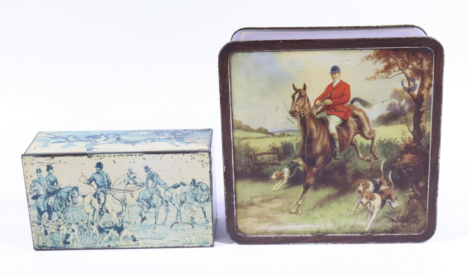 (2) ANTIQUE BISCUIT TINS (1 of 5)