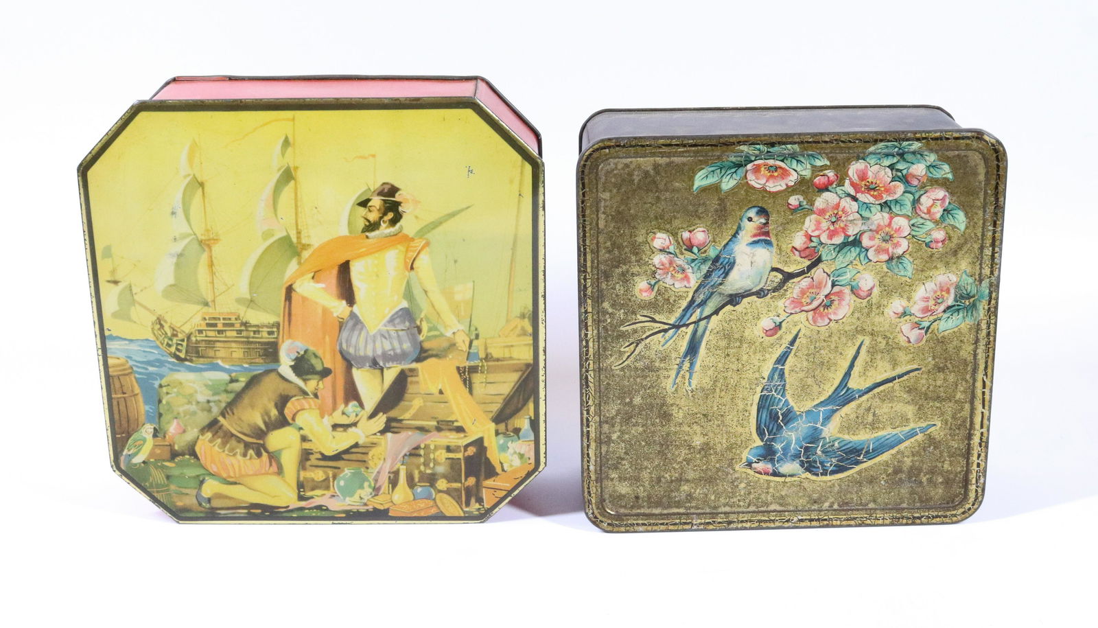 (2) ANTIQUE BISCUIT TINS (1 of 2)