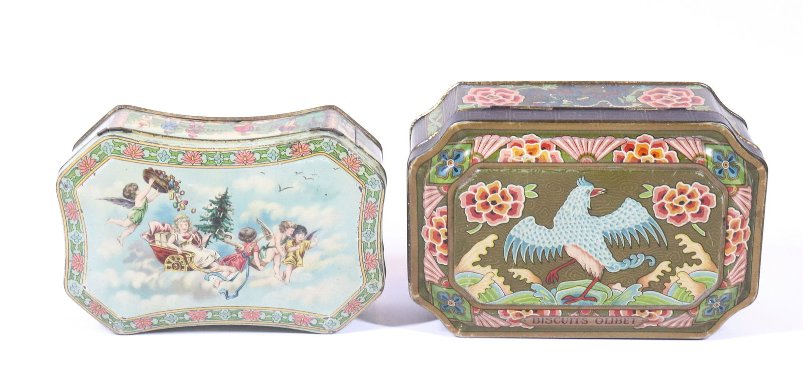 (2) ANTIQUE BISCUIT TINS (1 of 6)