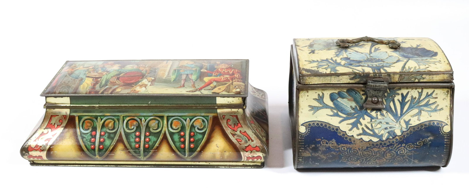 (2) ANTIQUE BISCUIT TINS (1 of 6)