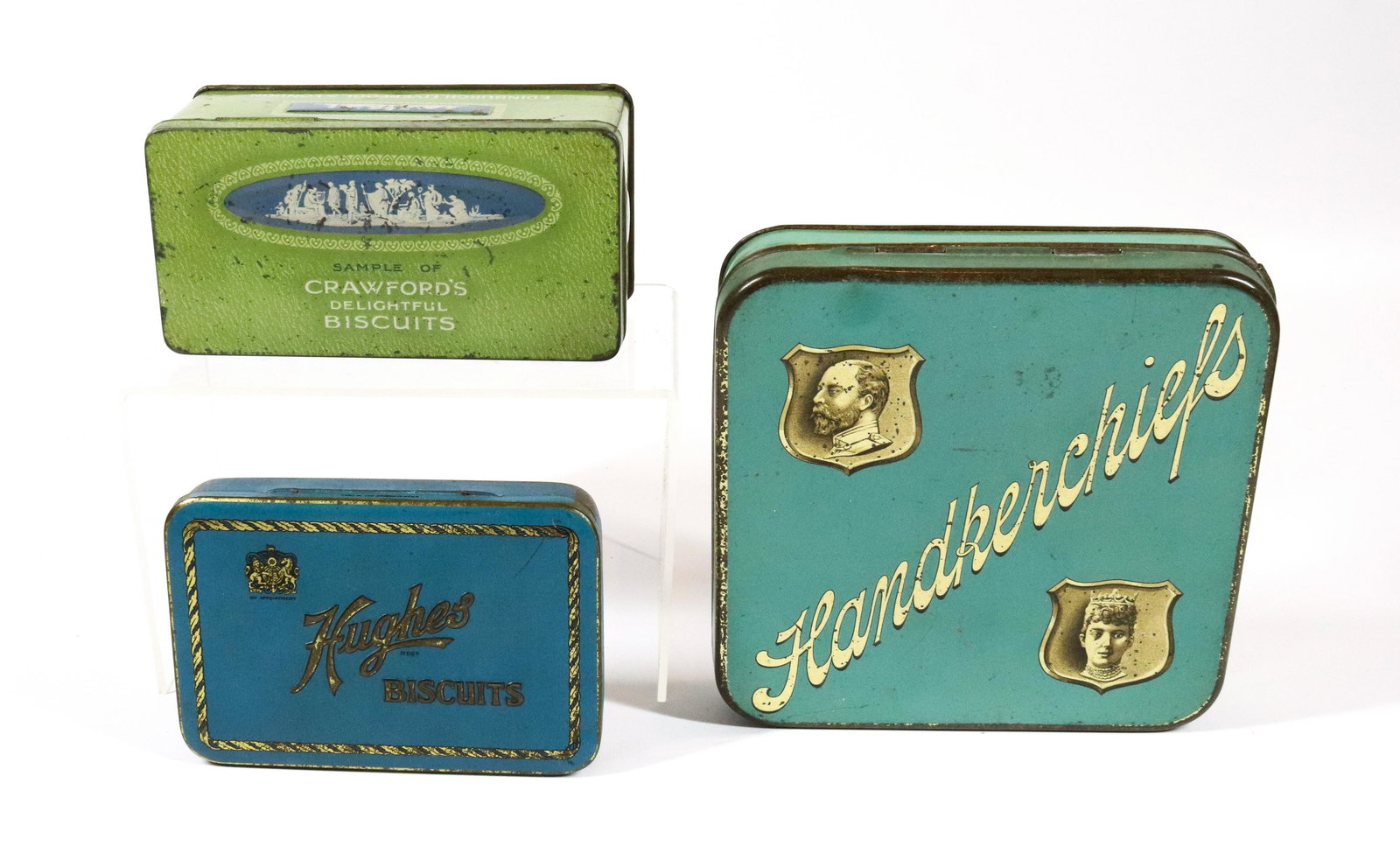 (3) ANTIQUE BISCUIT TINS (1 of 3)