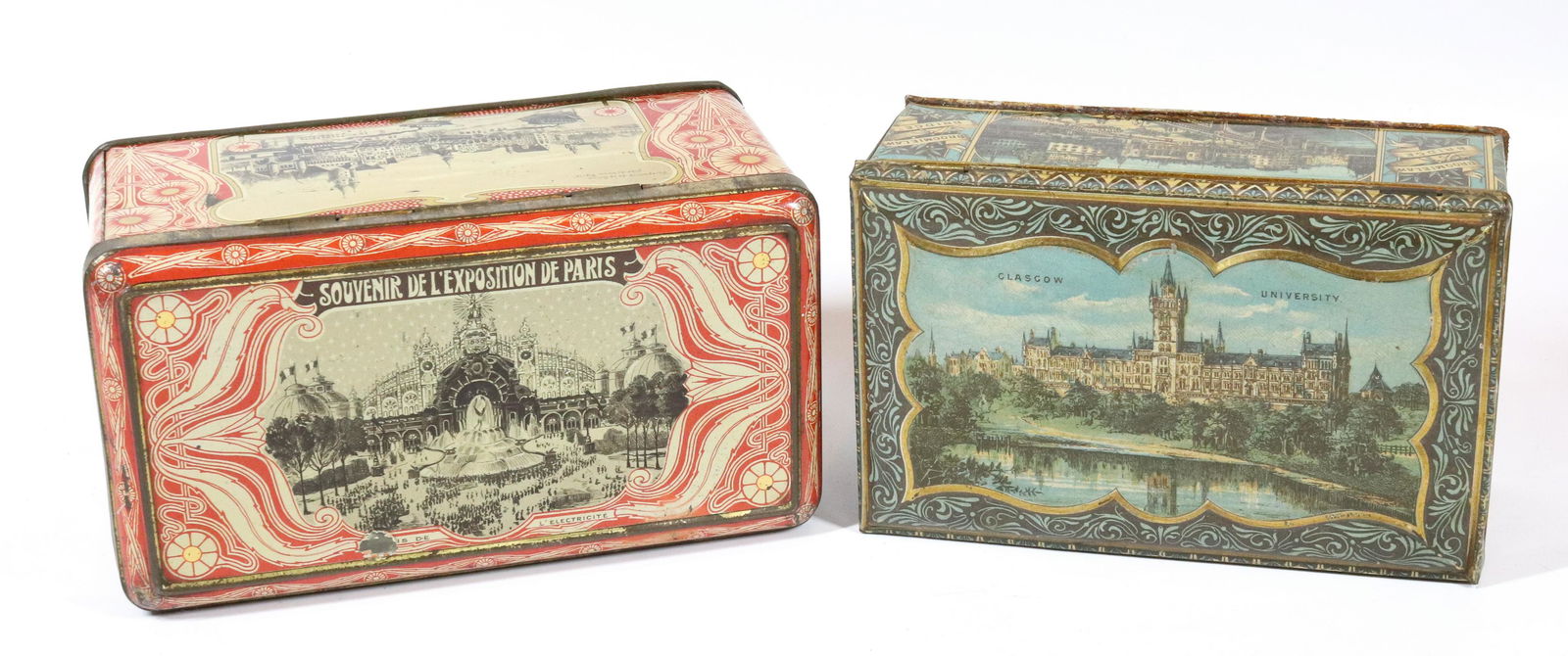 (2) ANTIQUE BISCUIT TINS (1 of 6)