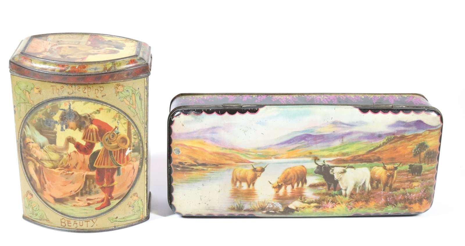 (2) ANTIQUE BISCUIT TINS (1 of 5)