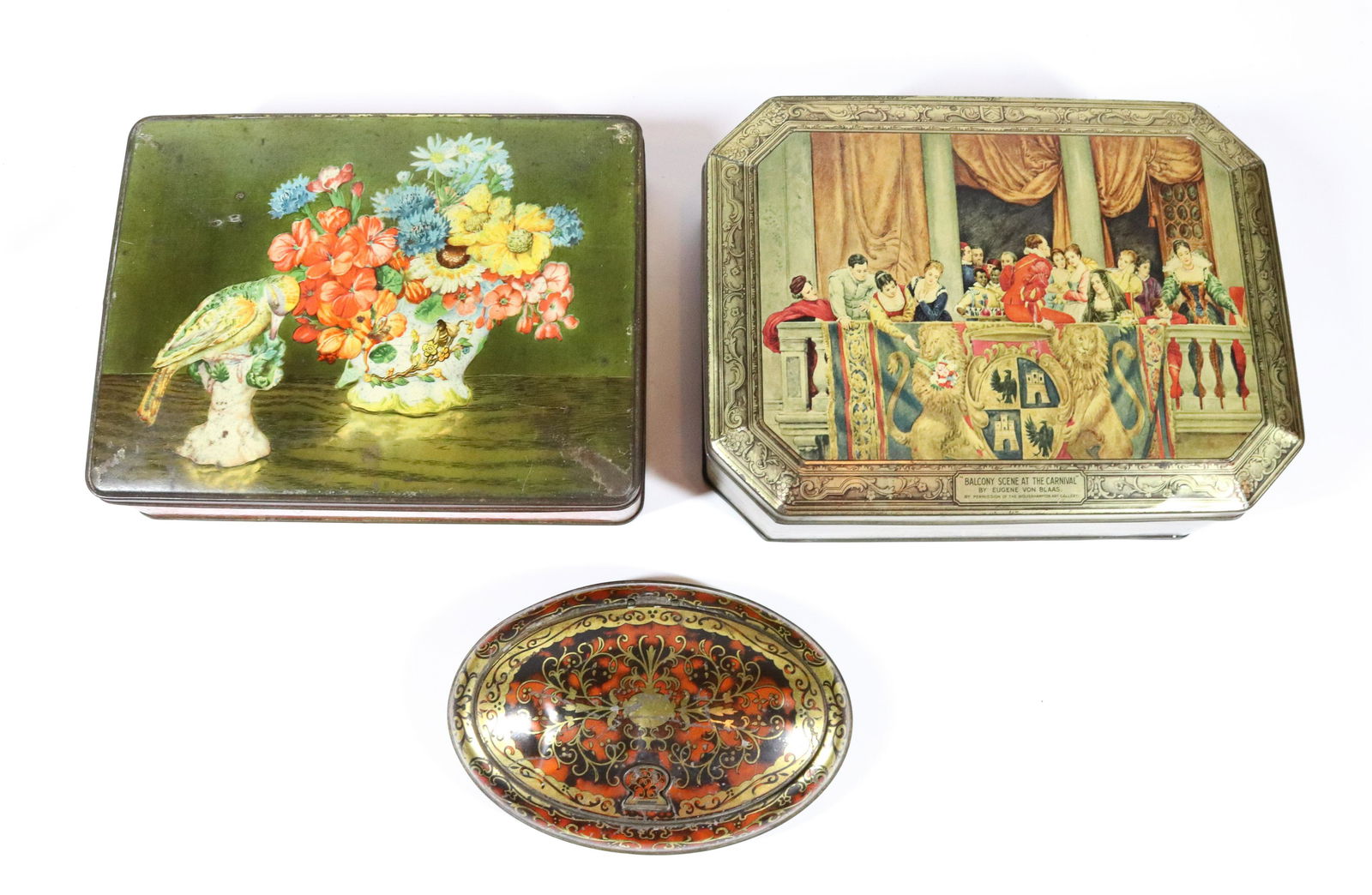 (3) ANTIQUE BISCUIT TINS (1 of 4)