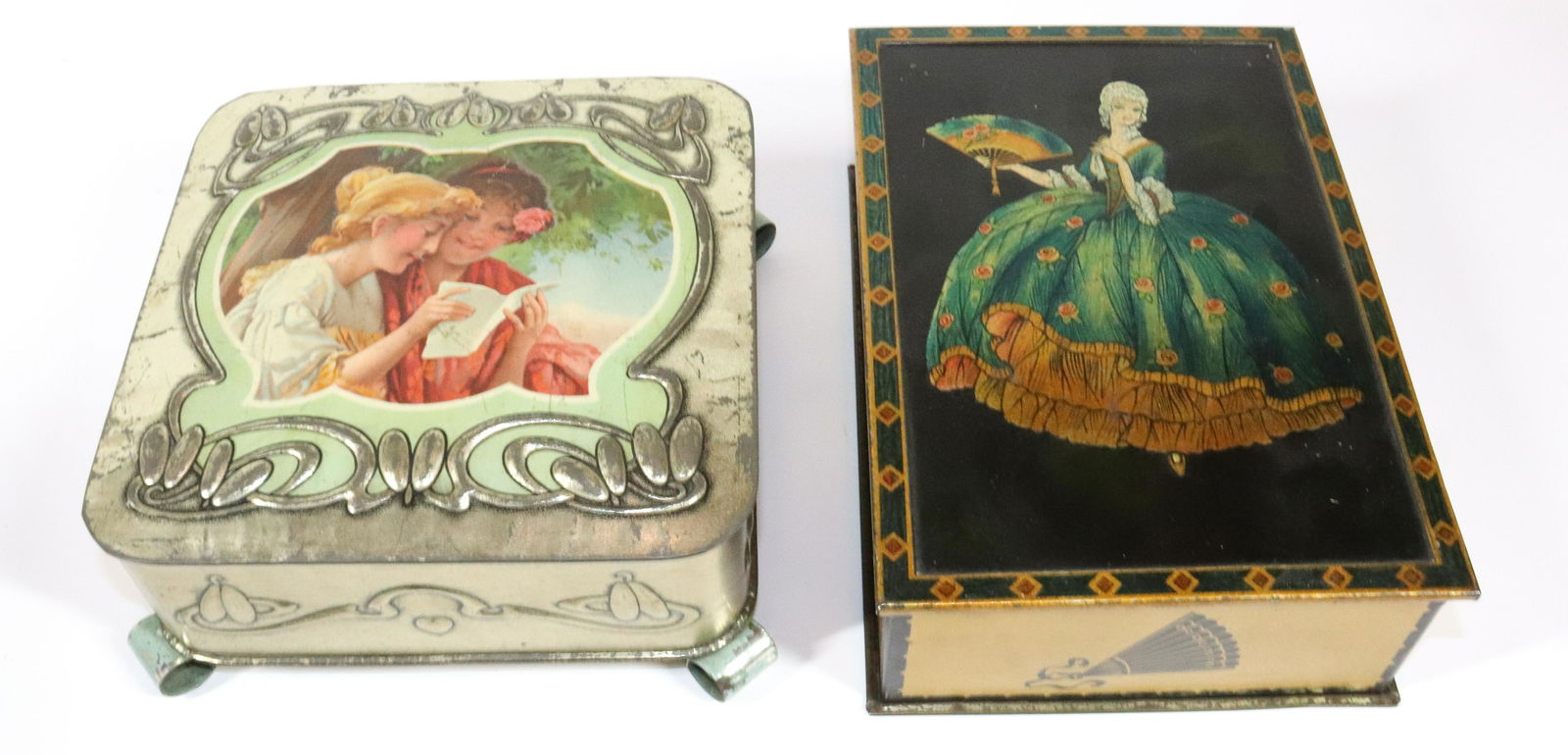 (2) ANTIQUE BISCUIT TINS (1 of 2)
