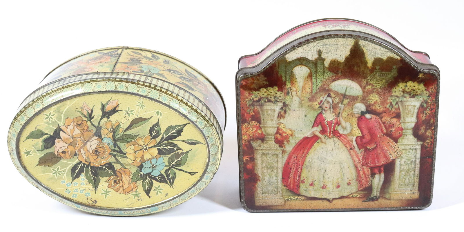 (2) ANTIQUE BISCUIT TINS (1 of 6)
