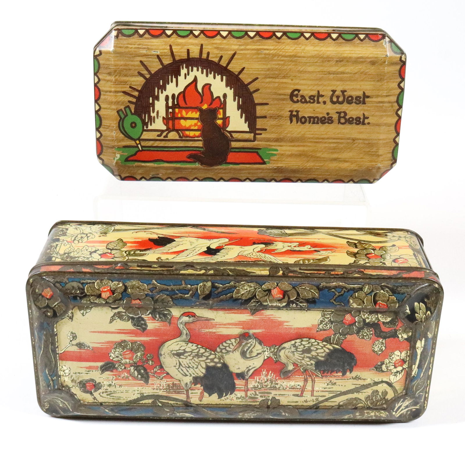 (2) ANTIQUE BISCUIT TINS (1 of 4)