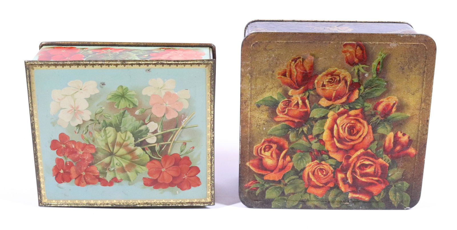 (2) ANTIQUE BISCUIT TINS (1 of 6)