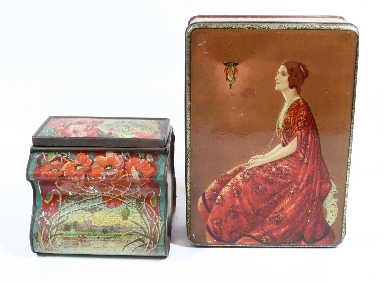 (2) ANTIQUE BISCUIT TINS: CARR & CO. AND WILLIAM CRAWFORD & SONS - 5 1/2" AND 9 1/4" L UPDATED 2023 Terms for Purchasing and Shipping of Auction Items. Please read carefully before bidding. All payments for purchases will be m