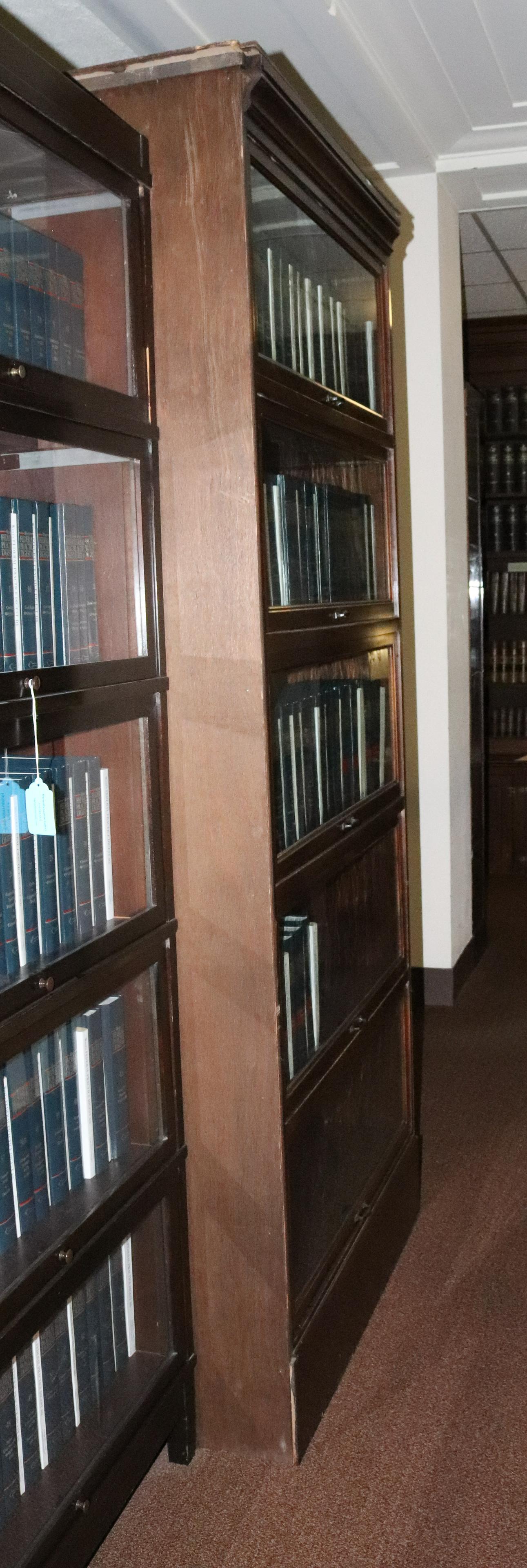 WALNUT SECTIONAL BOOKCASE (1 of 5)