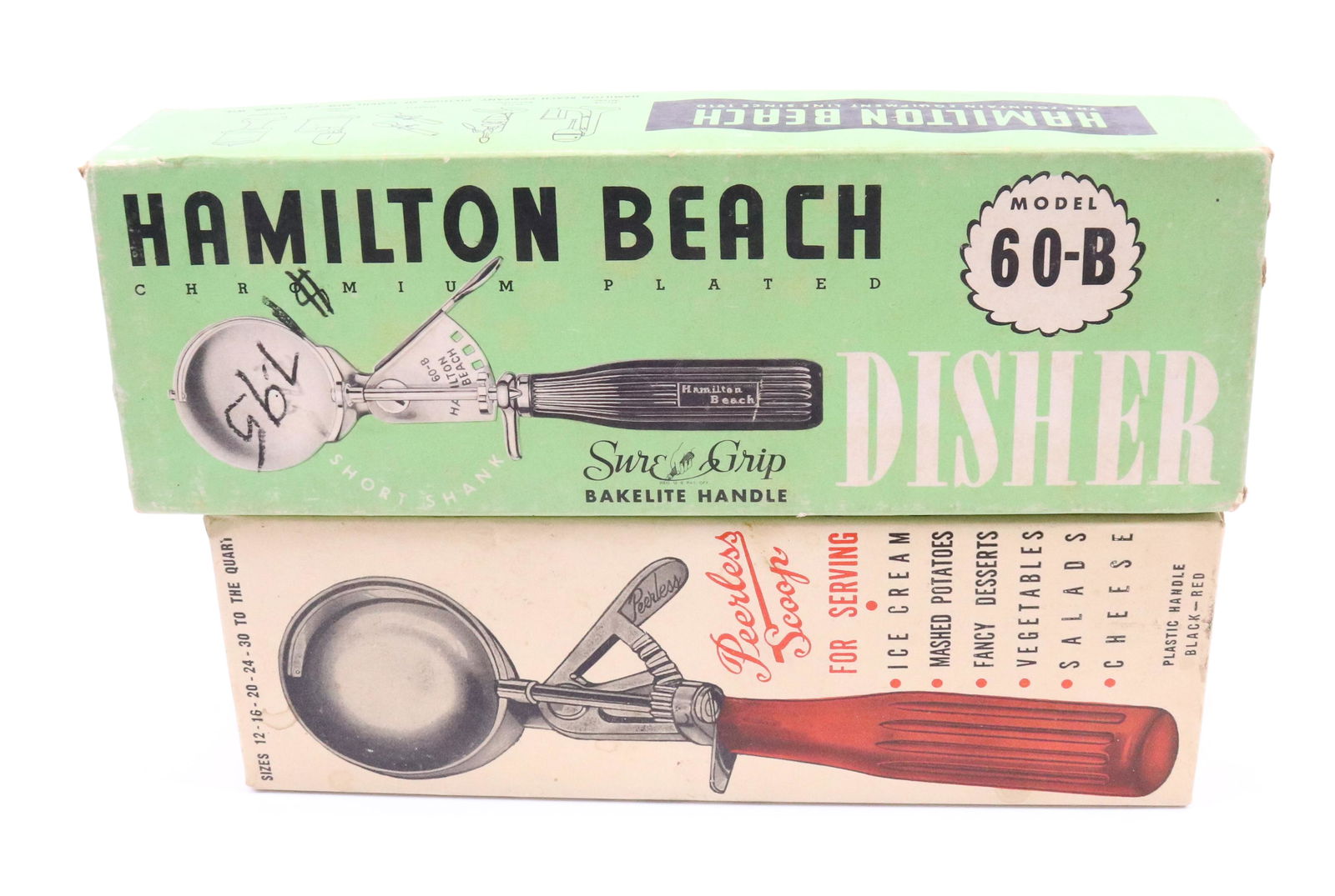 (2) VINTAGE ICE CREAM SCOOPS (1 of 3)