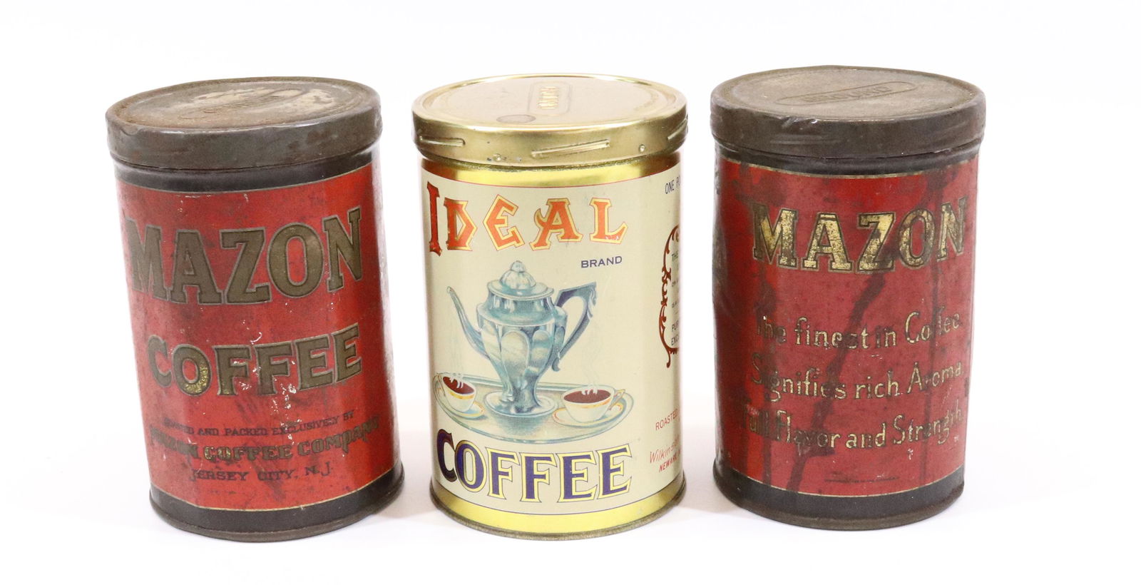 (3) VINTAGE COFFEE TINS (1 of 3)