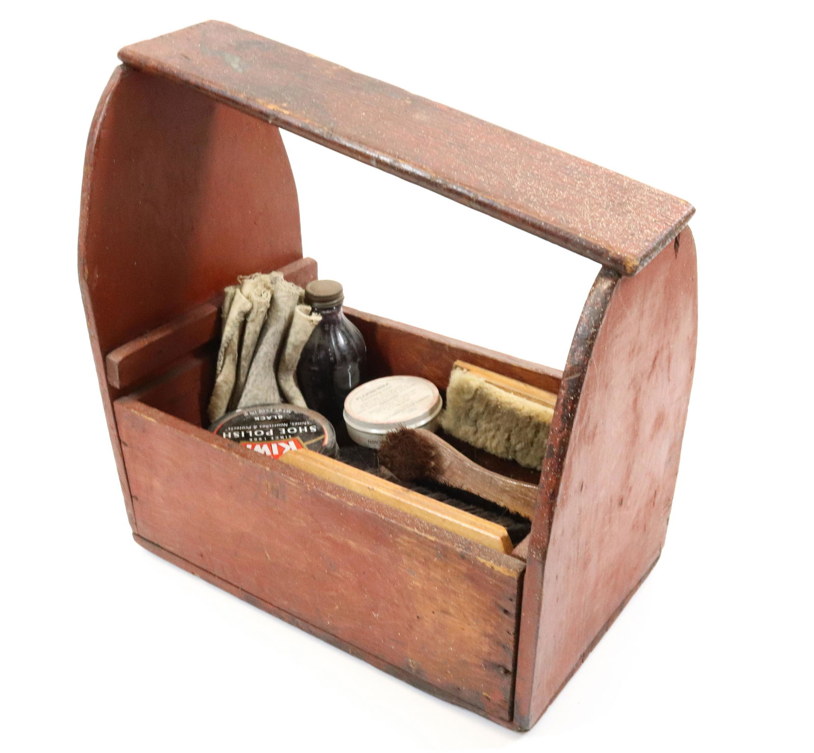 WOODEN SHOE SHINE BOX (1 of 3)