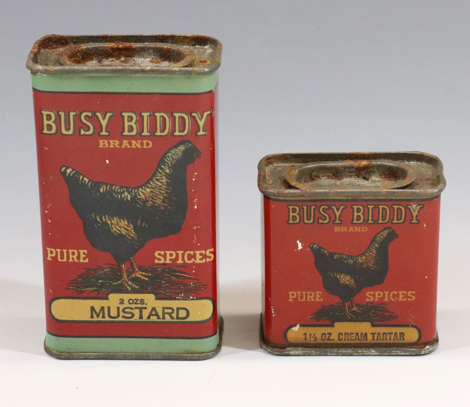 (2) BUSY BIDDY SPICE TINS (1 of 2)