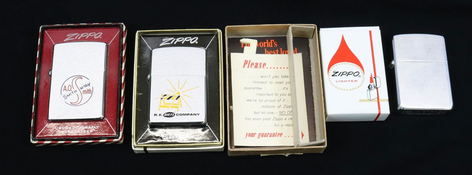 (3) VINTAGE ZIPPO LIGHTERS (1 of 3)