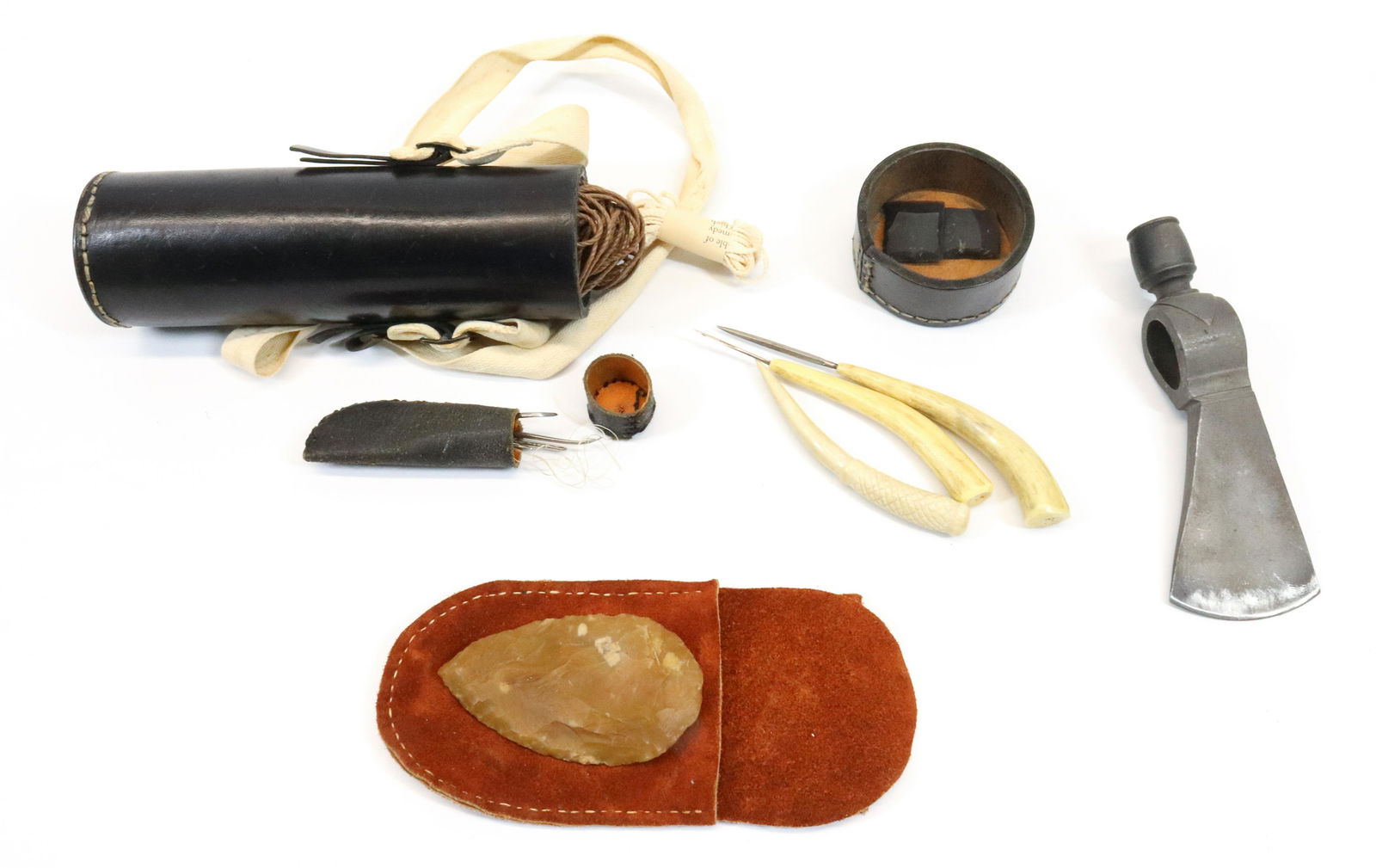 TOMAHAWK HEAD, SEWING TOOLS AND POINT (1 of 4)