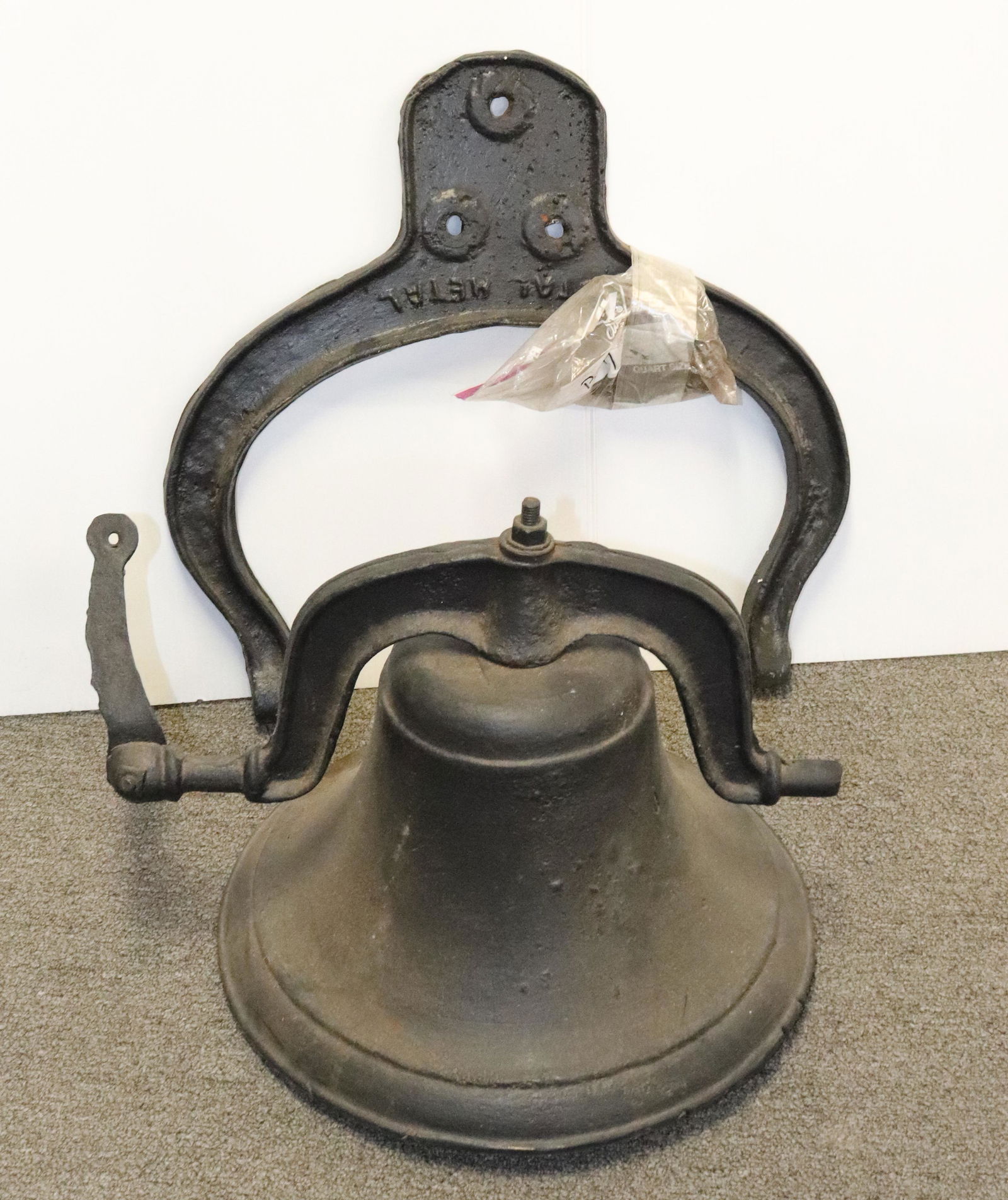 CAST IRON FARM BELL (1 of 1)