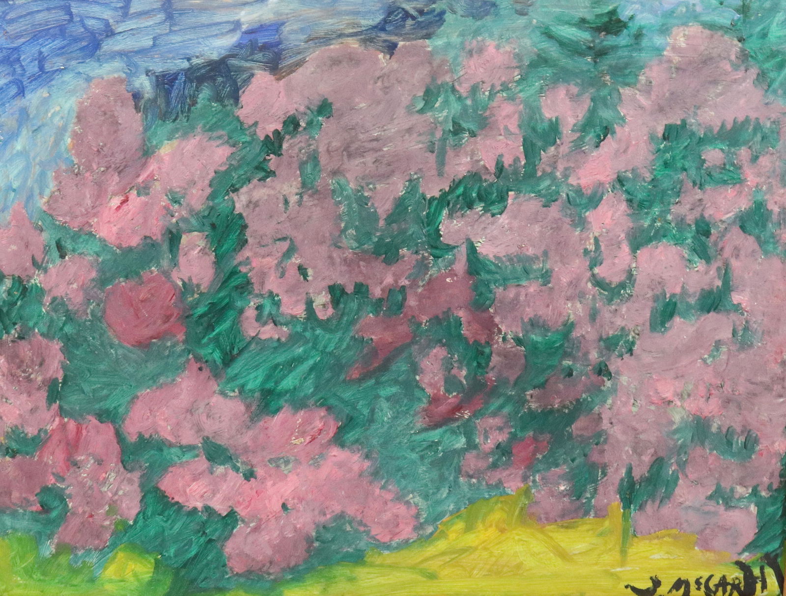 JUSTIN MCCARTHY, OIL ON BOARD (1 of 4)