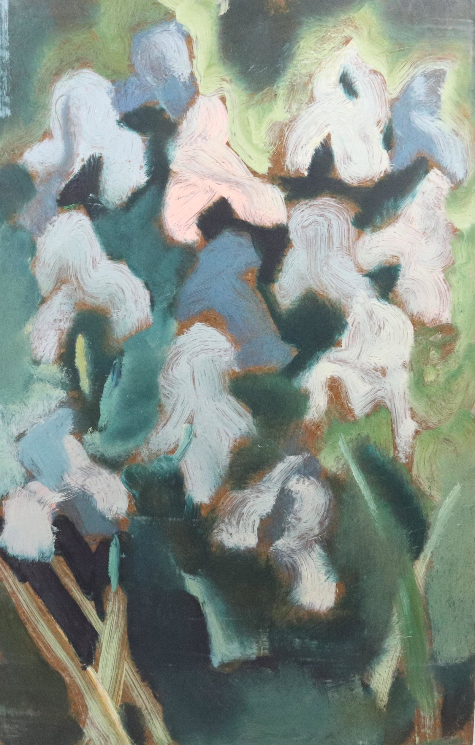 STERLING STRAUSER O/B, EARLY FLORAL (1 of 4)