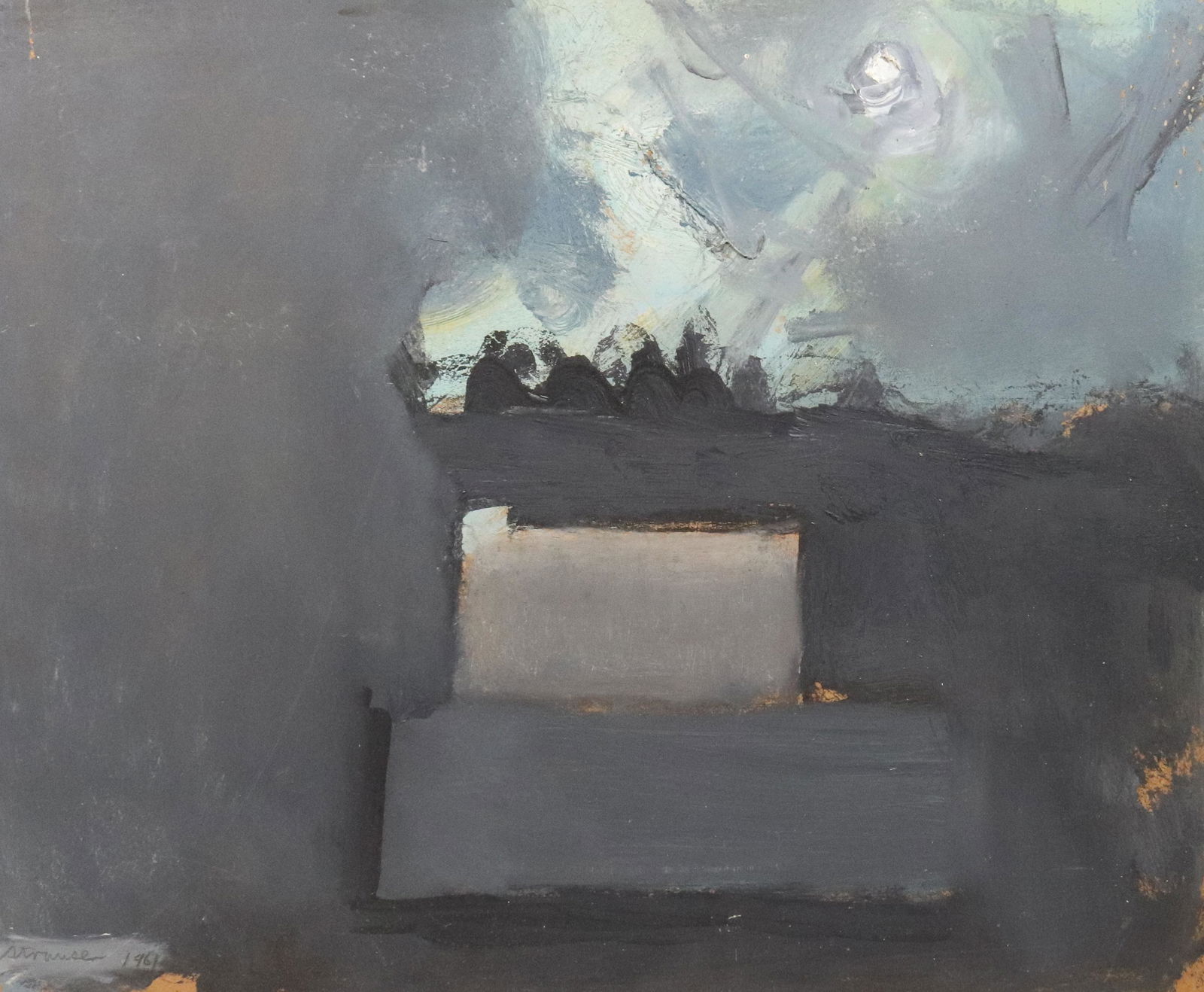 STERLING STRAUSER O/B NIGHT SCENE ABSTRACT (1 of 4)